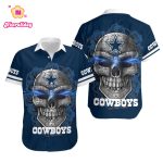 Dallas Cowboys Hawaiian Shirt NTropical Flower Short Sleeve Slim Fit Body