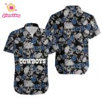 Dallas Cowboys Hawaiian Shirt NTropical Flower Short Sleeve Slim Fit Body