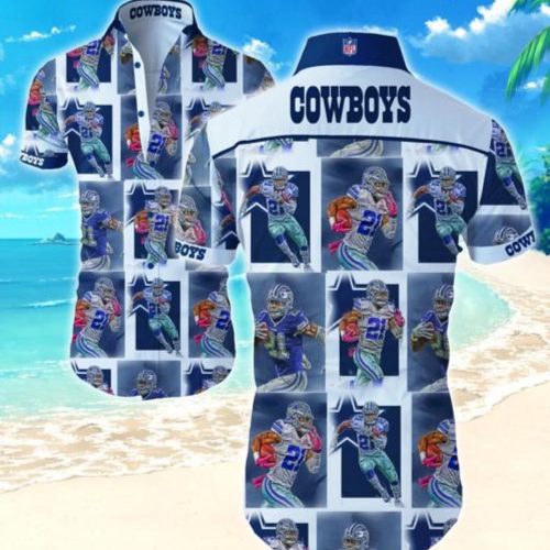 Dallas Cowboys Hawaiian Shirt Summer Gift Tropical Flower Slim Fit Body