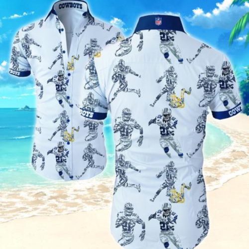 Dallas Cowboys Hawaiian Shirt Summer Gift Tropical Flower Slim Fit Body