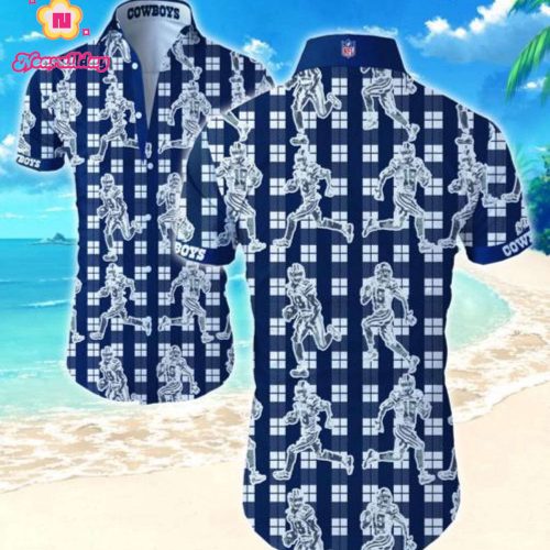 Dallas Cowboys Hawaiian Shirt Summer Gift Tropical Flower Slim Fit Body