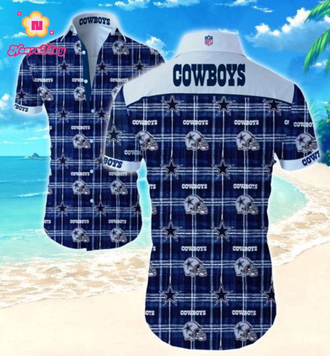Dallas Cowboys Hawaiian Shirt Summer Gift Tropical Flower Slim Fit Body