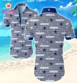 Dallas Cowboys Hawaiian Shirt Summer Gift Tropical Flower Slim Fit Body