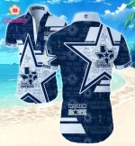 Dallas Cowboys Hawaiian Shirt Summer Gift Tropical Flower Slim Fit Body