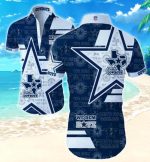 Dallas Cowboys Hawaiian Shirt Summer Gift Tropical Flower Slim Fit Body