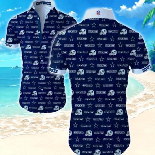 Dallas Cowboys Hawaiian Shirt Summer Gift Tropical Flower Slim Fit Body