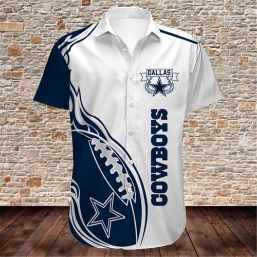 Dallas Cowboys Hawaiian Shirt Tropical Flower 2020 Gift For Fans
