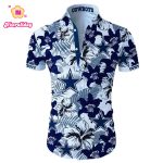 Dallas Cowboys Hawaiian Shirt Tropical Flower For Fans