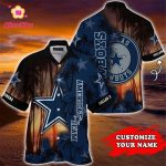 Dallas Cowboys Hawaiian Shirt Tropical Island Personalized