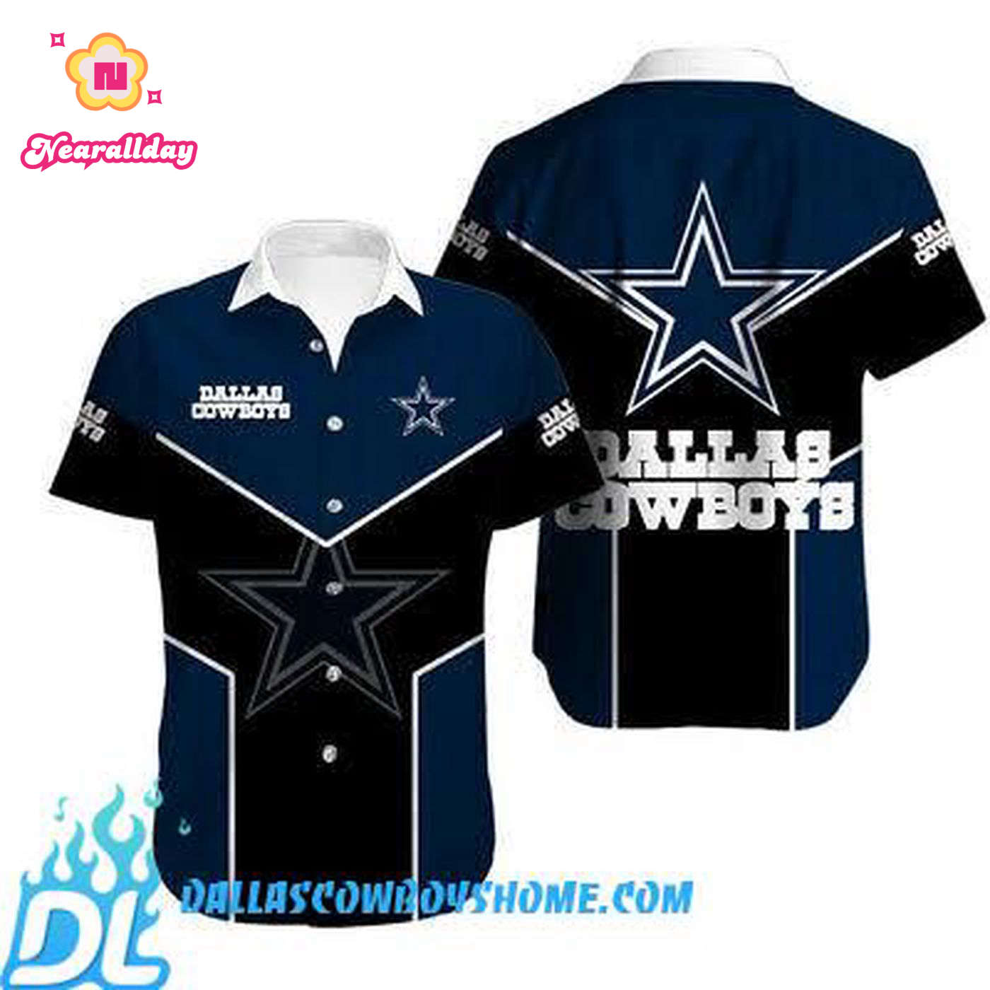 Dallas Cowboys Horror Night Hawaiian Shirt 2021 Dallas Cowboys Horror Night Hawaiian Shirt 2021