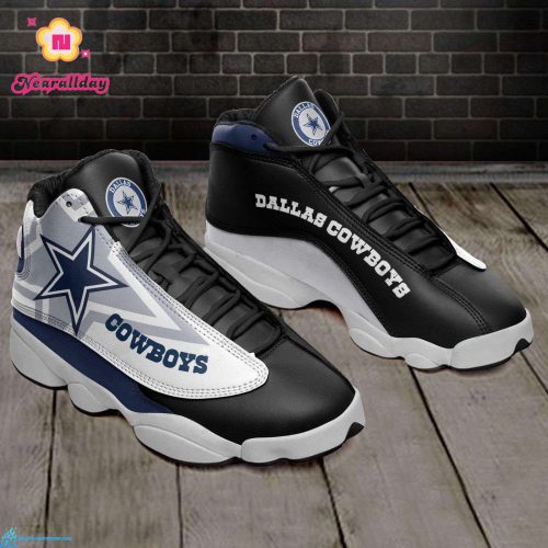 Dallas Cowboys Jordan 13 black custom star