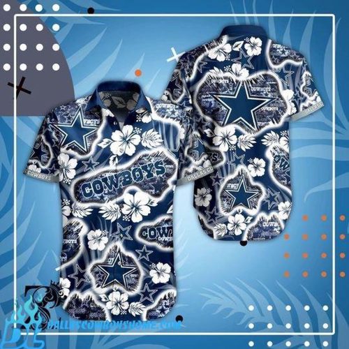 Dallas Cowboys Men’s Casual Aloha Hawaiian Shirt