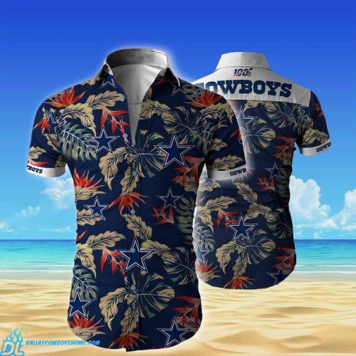 Dallas Cowboys NFL Men’s Hawaiian Button Up Shirt