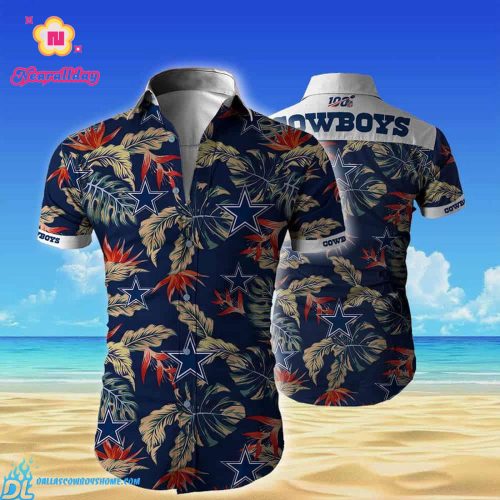 Dallas Cowboys NFL Men’s Hawaiian Button Up Shirt