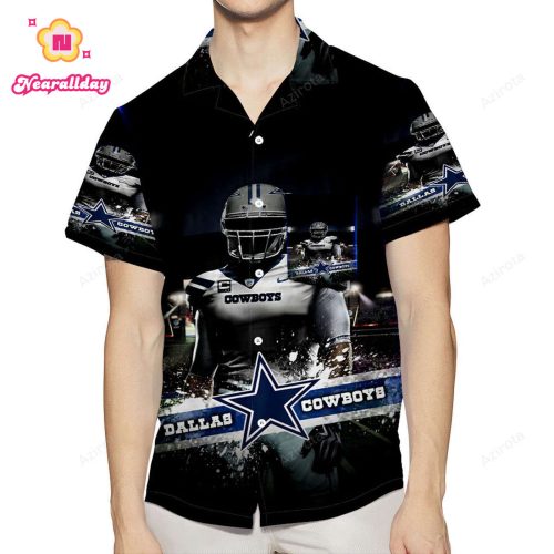 Dallas Cowboys Player Stadium 3D All Over Print Summer Beach Hawaiian Shirt With Pocket