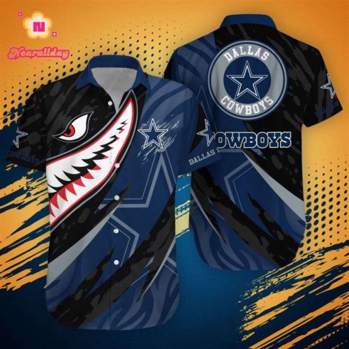 Dallas CowboysNFL Shark Hawaiian Beach Shirt