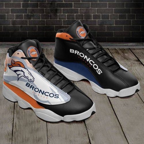 Denver Broncos Air Jordan 13 Sneaker Custom For Fans Gift
