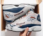 Denver Broncos Air Jordan 13 Sneaker Custom For Fans Gift