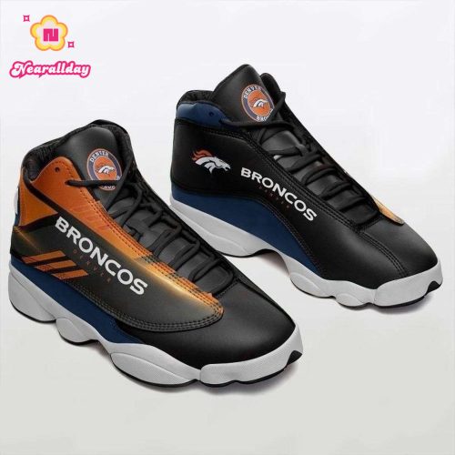 Denver Broncos Air Jordan 13 Sneaker Custom For Fans Gift