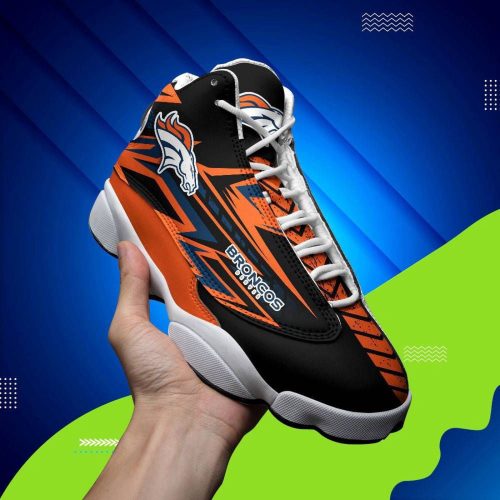 Denver Broncos Air Jordan 13 Sneaker Custom For Fans Gift