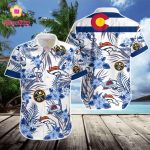 Denver BRONCOS NUGGETS ROCKIES AVALANCHE Hawaiian Shirt Gift – Colorado Sports Fan Apparel
