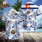 Denver Sports Hawaiian Shirt Gift Set – Broncos Nuggets Rockies Avalanche