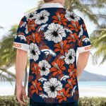 Denver Broncos Flower Tropical Floral Aloha Hawaiian Shirt