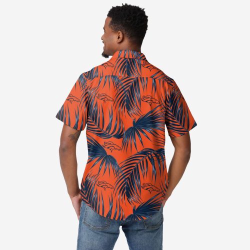 Denver Broncos Hawaiian Button Up Shirt