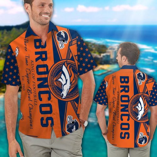 Denver Broncos Hawaiian Shirt Gift for Men Women #5