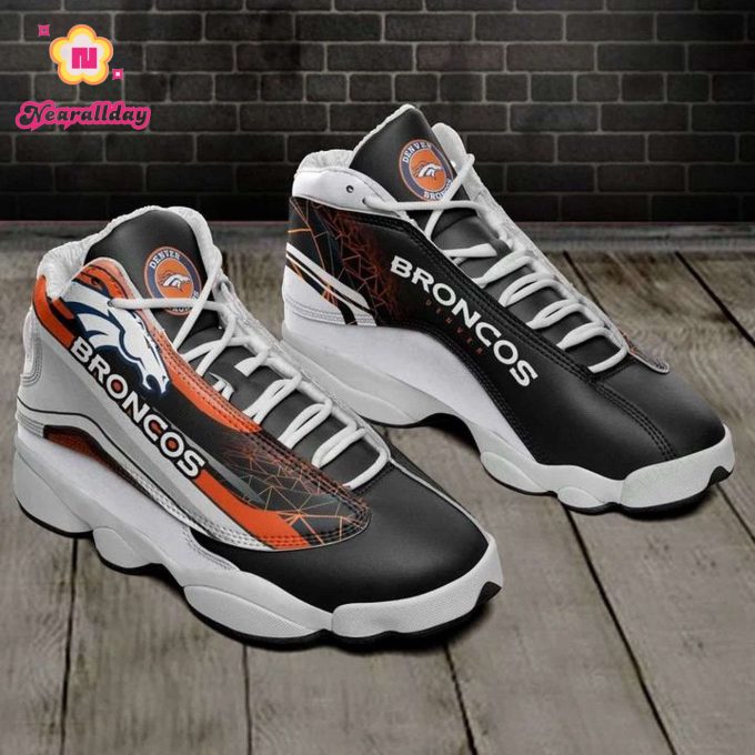Denver Broncos NFL Air Jordan 13 Sneaker Custom For Fans Gift