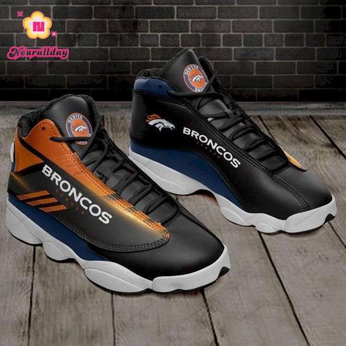 Denver Broncos Nfl Team Jordan 13 Sneakers Sport Shoes 1 For Men Women