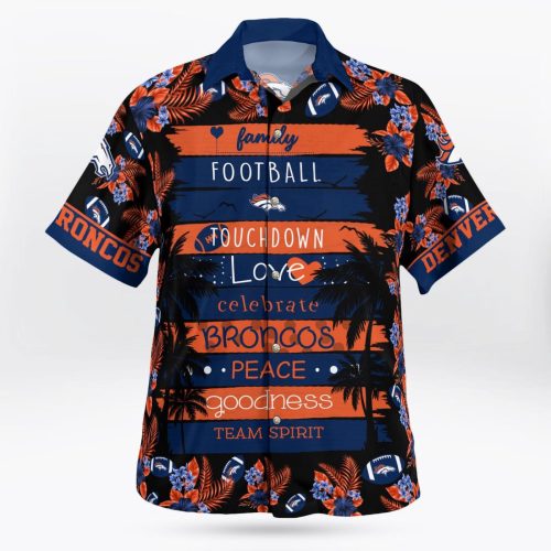 Denver Broncos Paradise Hawaii Shirt Gift