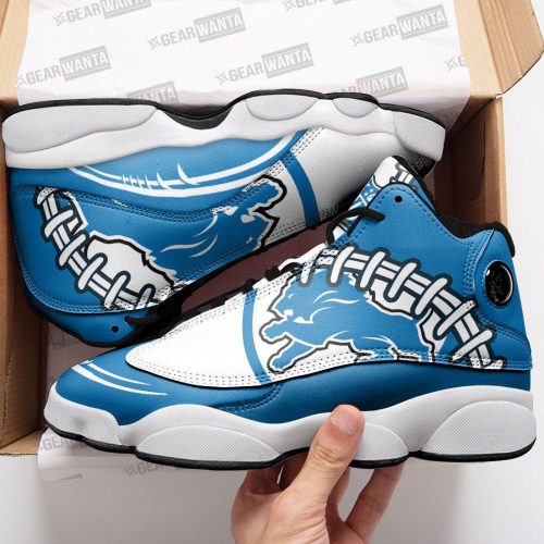 Detroit Lions Air Jordan 13 Sneaker Custom For Fans Gift