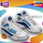 Detroit Lions Air Jordan 13 Sneaker Custom For Fans Gift