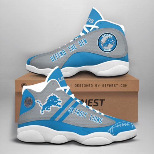 Detroit Lions Air Jordan 13 Sneakers 1021