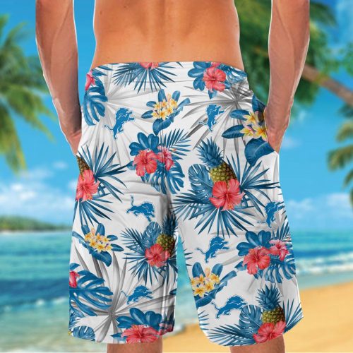 Detroit Lions Hawaiian Shirt Gift for Men Women #10