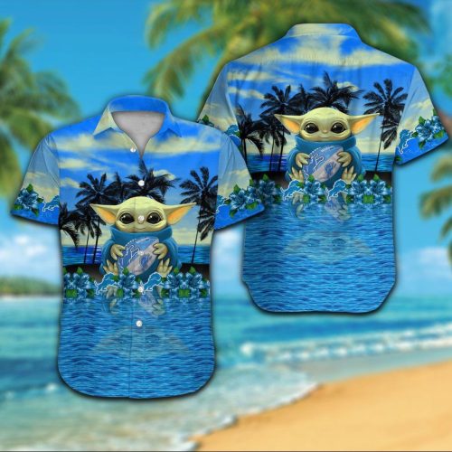 Detroit Lions Hawaiian Shirt Gift for Men Women #14