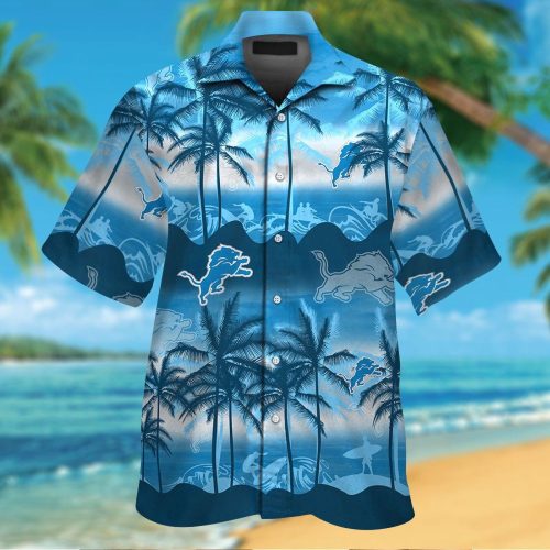 Detroit Lions Hawaiian Shirt Gift for Men Women #18