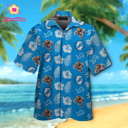 Detroit Lions Hawaiian Shirt Gift for Men Women #20