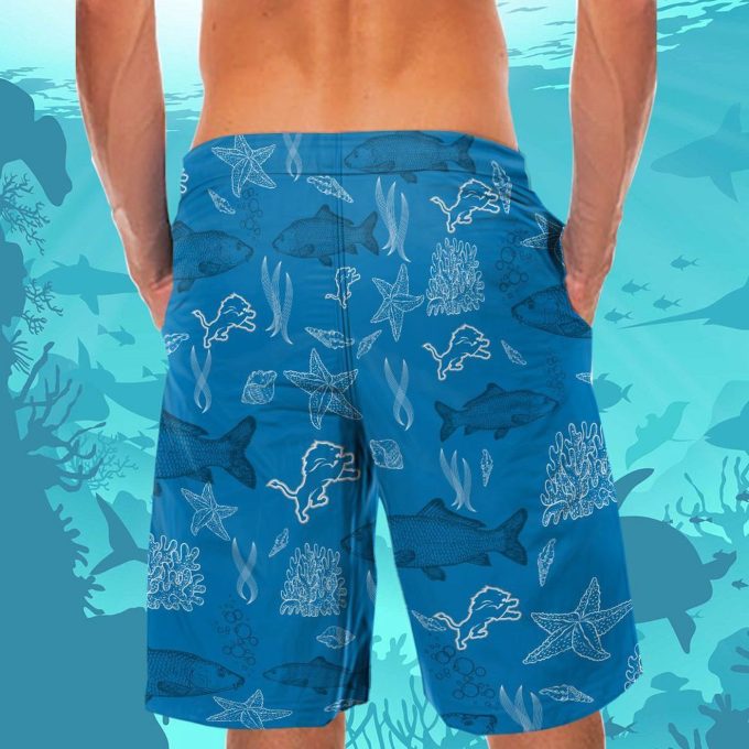 Detroit Lions Hawaiian Shirt Gift for Men Women #26