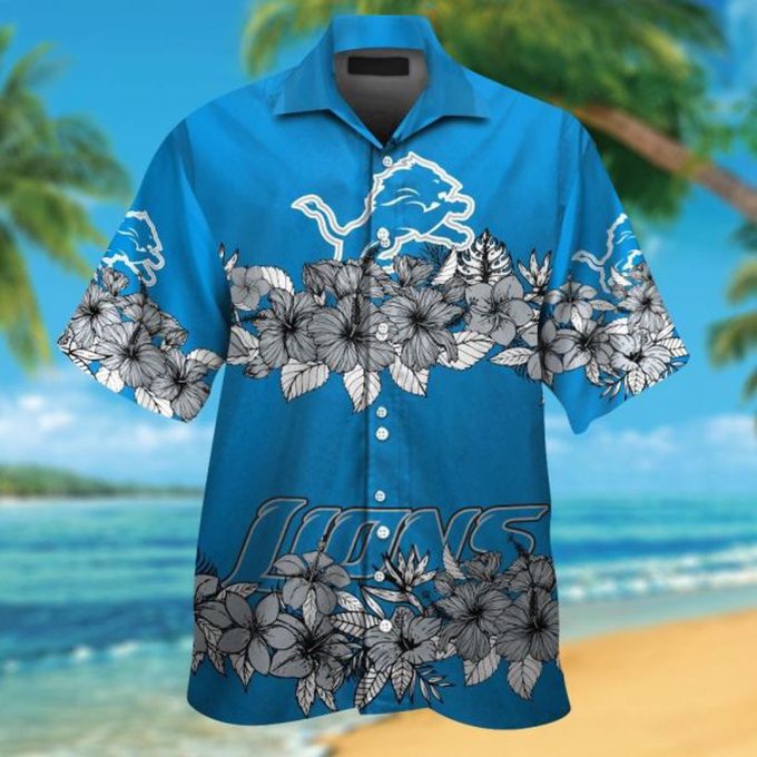 Detroit Lions Hawaiian Shirt Gift for Men Women #28