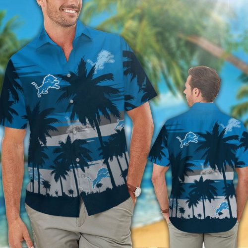 Detroit Lions Hawaiian Shirt Gift for Men Women #29