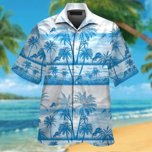 Detroit Lions Hawaiian Shirt Gift for Men Women #4
