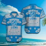 Detroit Lions Hawaiian Shirt Gift for Men Women #7