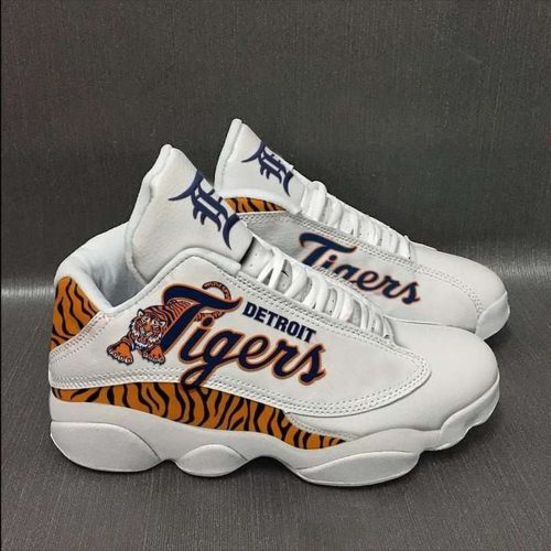 Detroit Tigers Baseball Team Jordan 13 Shoes  JD13 Sneakers For Men Women- Unisex Shoes Gift