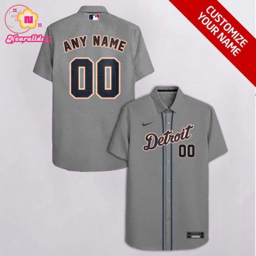 Detroit Tigers Custom Hawaiian Shirt – Personalized MLB Fan Apparel
