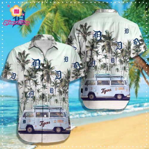 Detroit Tigers MLB Hawaiian Shirt - Officially Licensed Q-49288