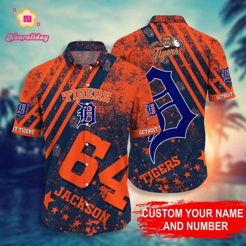 Custom Detroit Tigers MLB Hawaiian Shirt - Perfect Gift for Men and Women