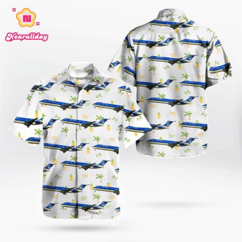 AirTran Airways Boeing 717-231 Milwaukee Brewers Livery Hawaiian Shirt Gift