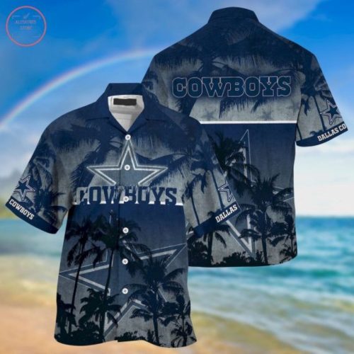 Gift For Husband Gift For Dad Dallas Cowboys Palm Hawaiian Shirt D18